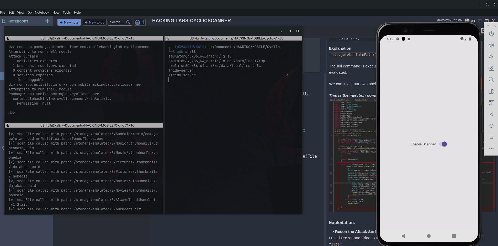 Drozer/Frida mapping